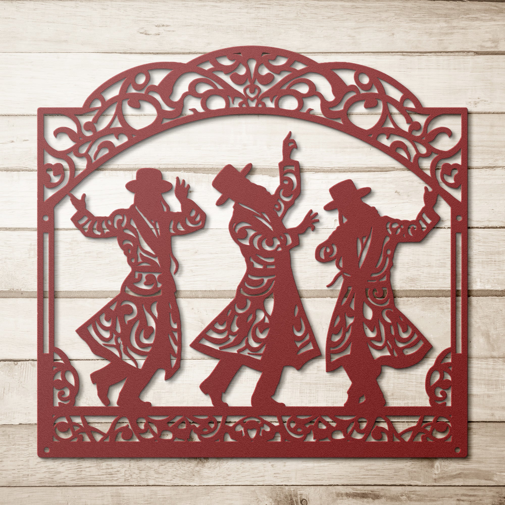 Jewish Hasidic Dance Metal Sign