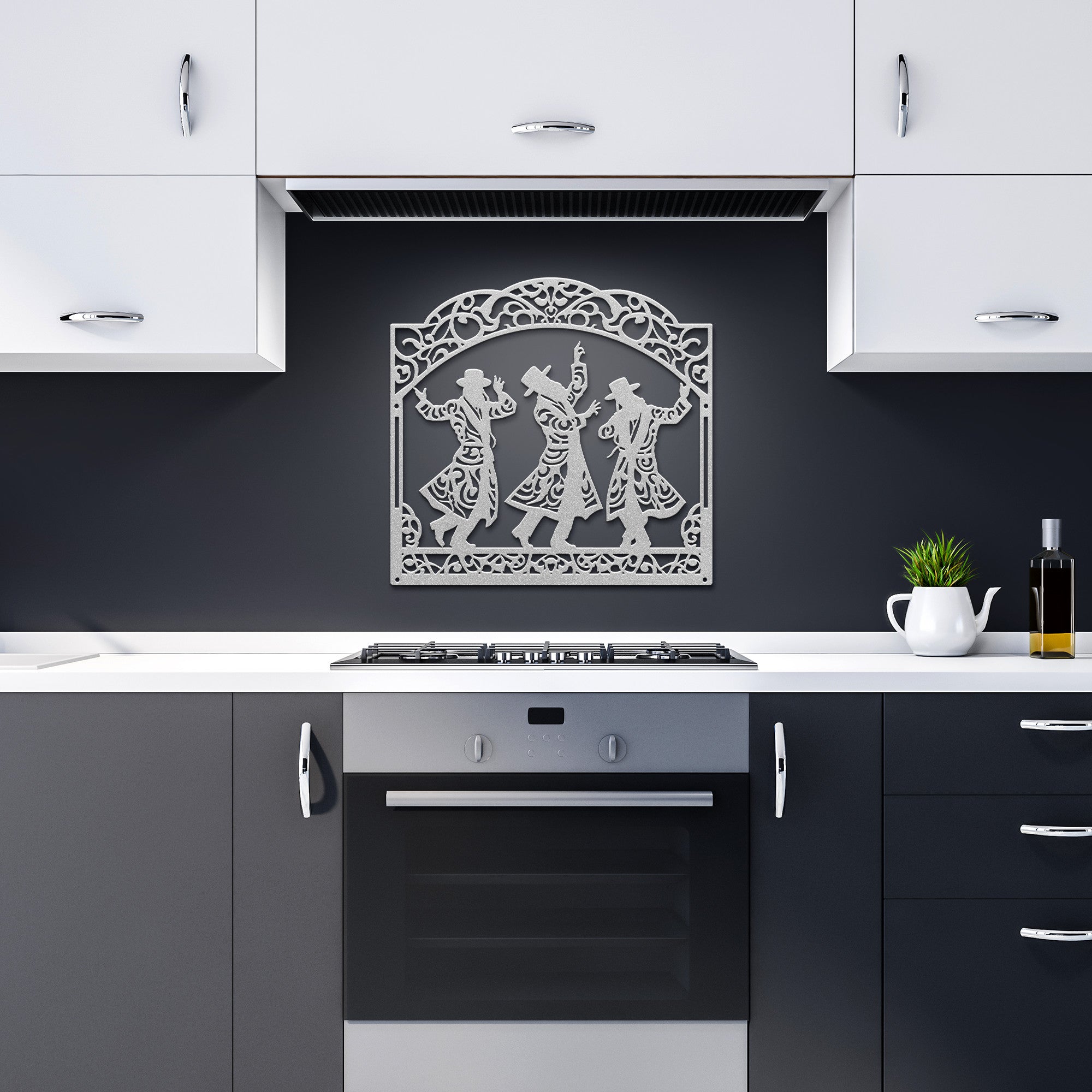 Jewish Hasidic Dance Metal Sign
