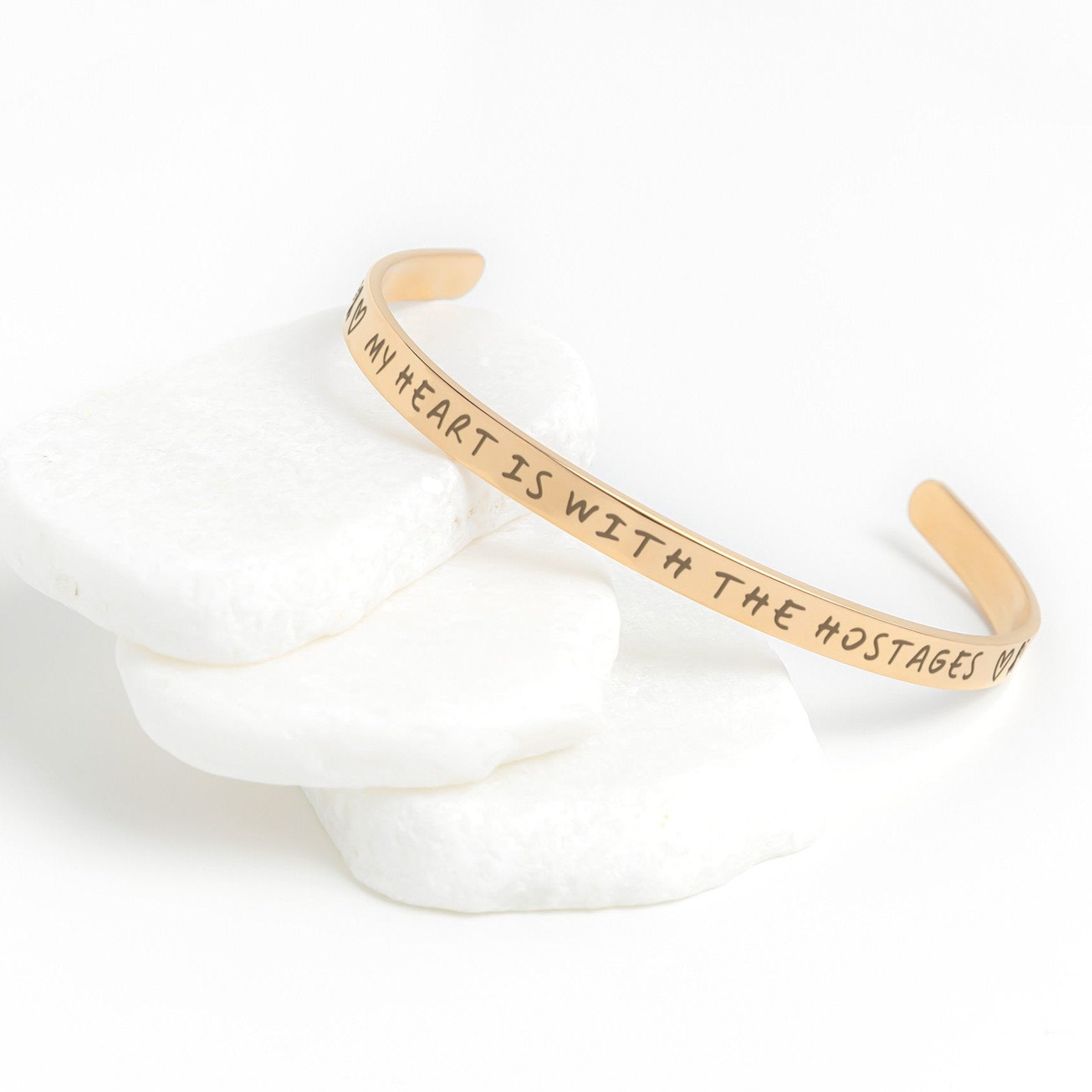 My Heart is With The Hostages Bracelet