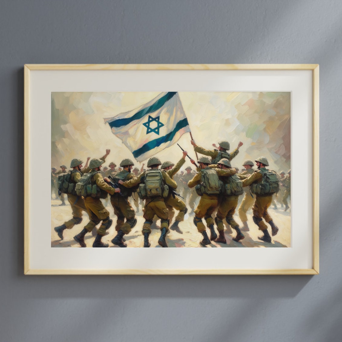 IDF Dancing Painting Digital Art