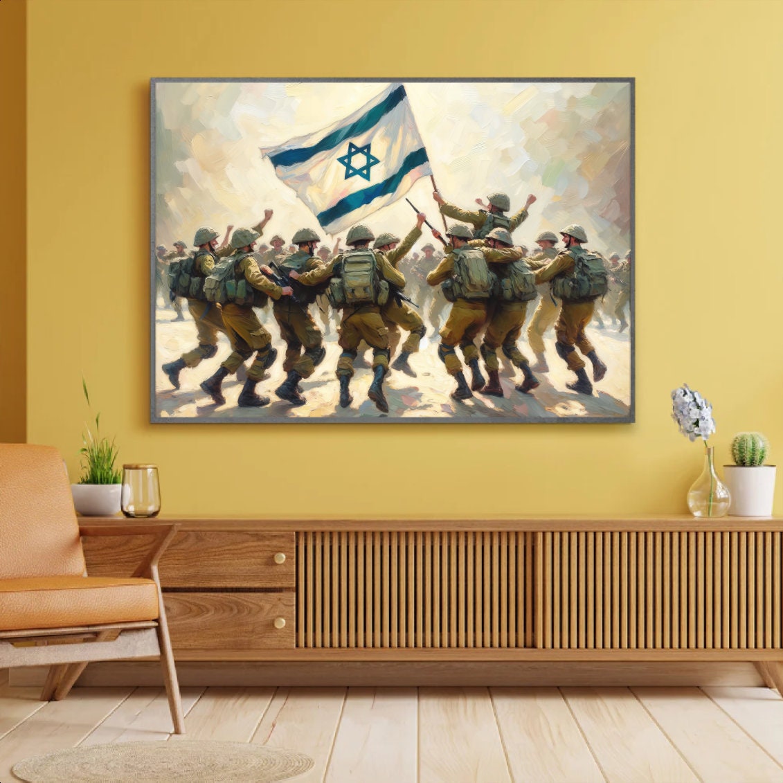 IDF Dancing Painting Digital Art