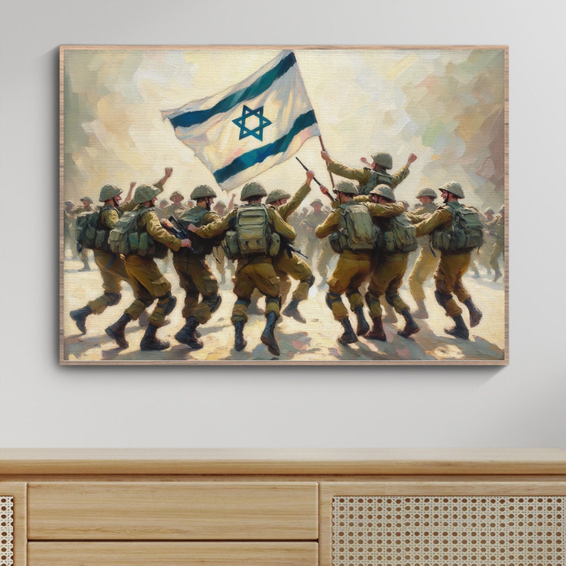 IDF Dancing Painting Digital Art