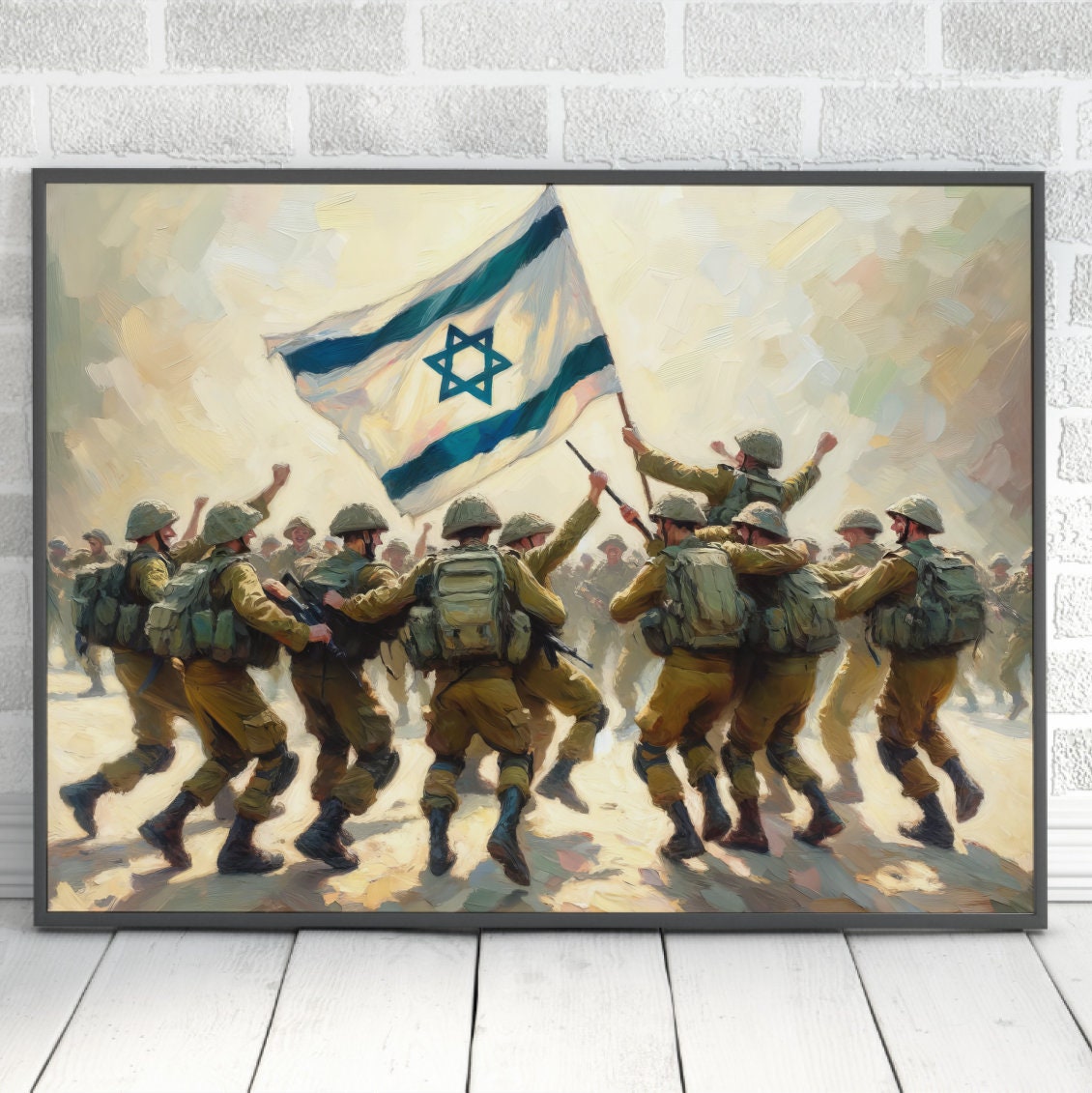 IDF Dancing Painting Digital Art