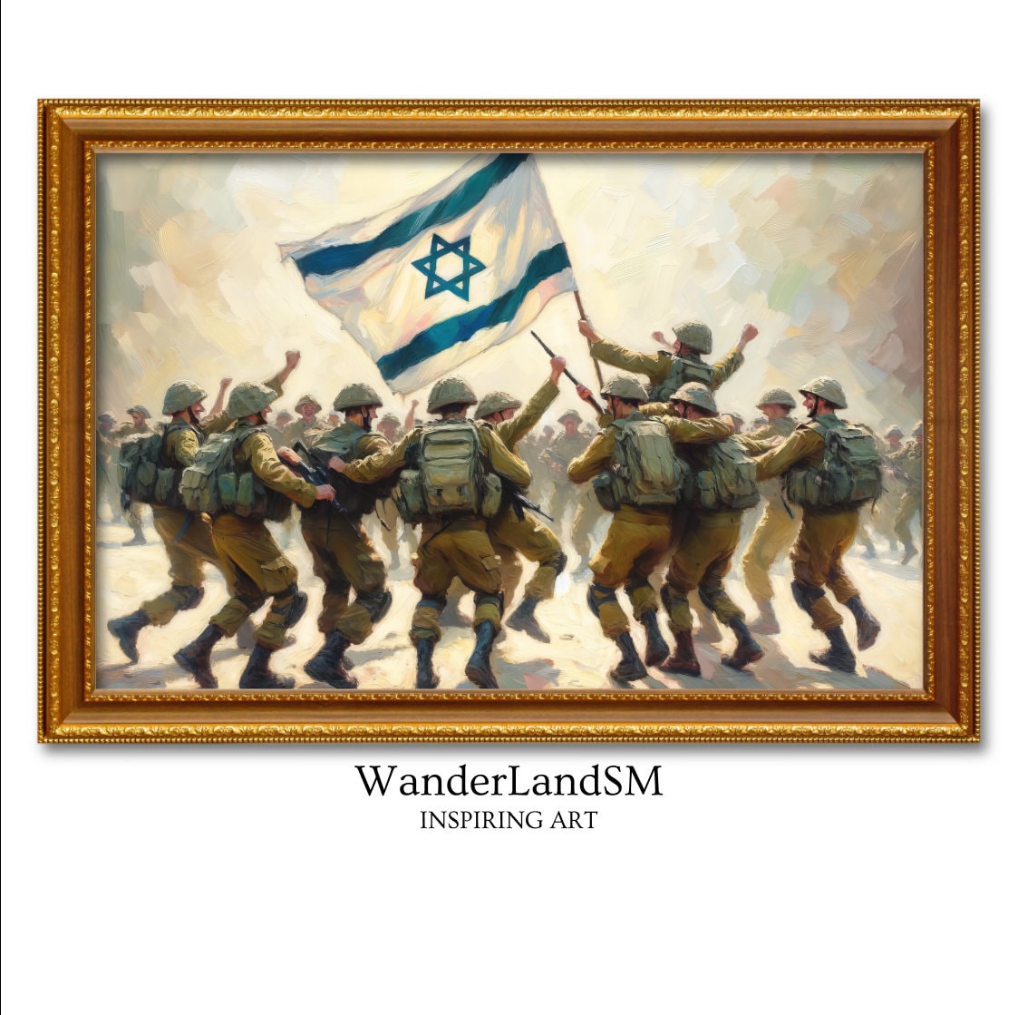 IDF Dancing Painting Digital Art