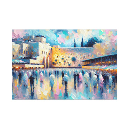 Kotel Pastel Painting Canvas