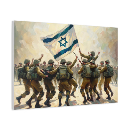 IDF Dancing Painting Canvas