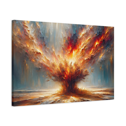 Moses Burning Bush Painting Canvas