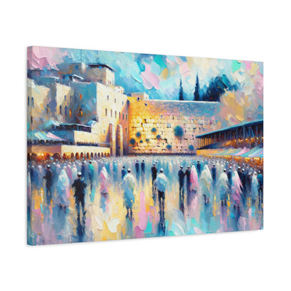 Kotel Pastel Painting Canvas