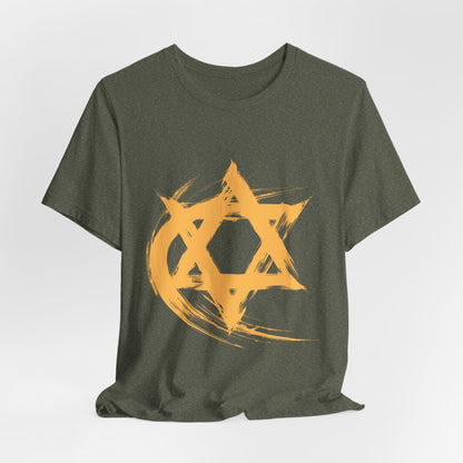 Magen David Paint Design T-Shirt