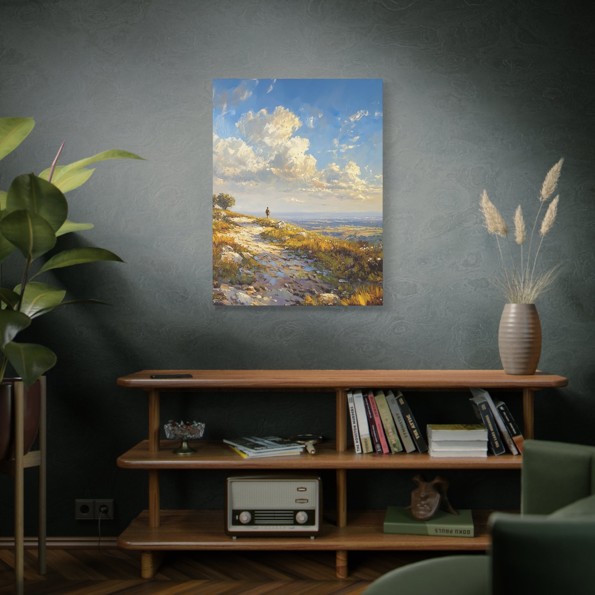 Israel Landscape Mountain View Painting Canvas