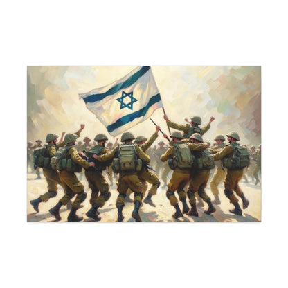 IDF Dancing Painting Canvas