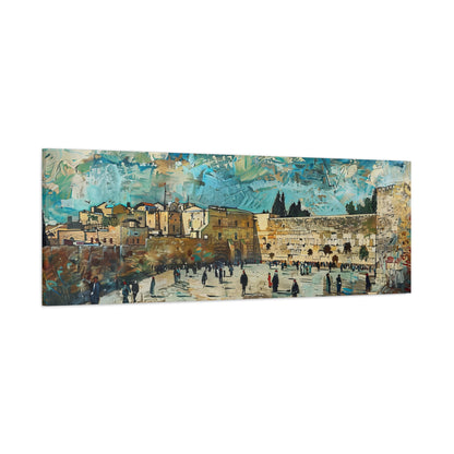 Kotel Painting Panoramic Canvas Judaica Art Canvas