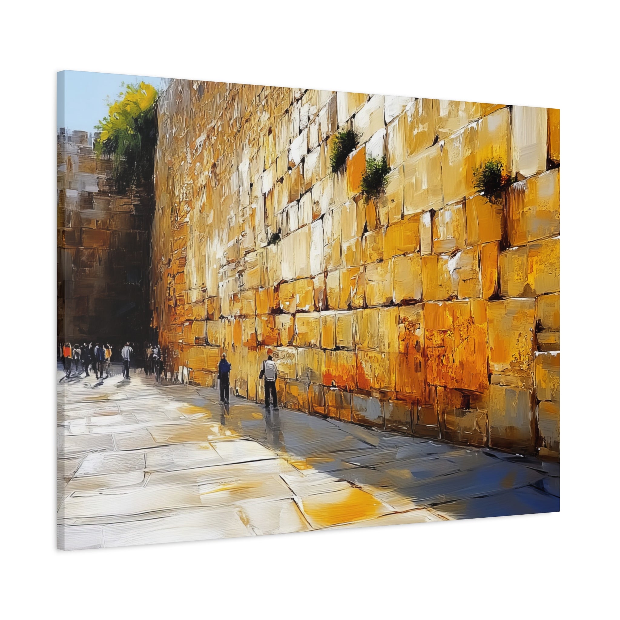 Kotel Painting Canvas, Judaica Wall Art Canvas