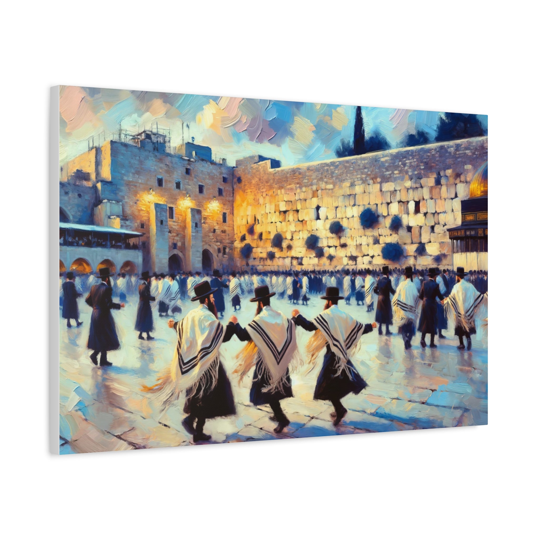 Dancing In The Kotel Painting Canvas