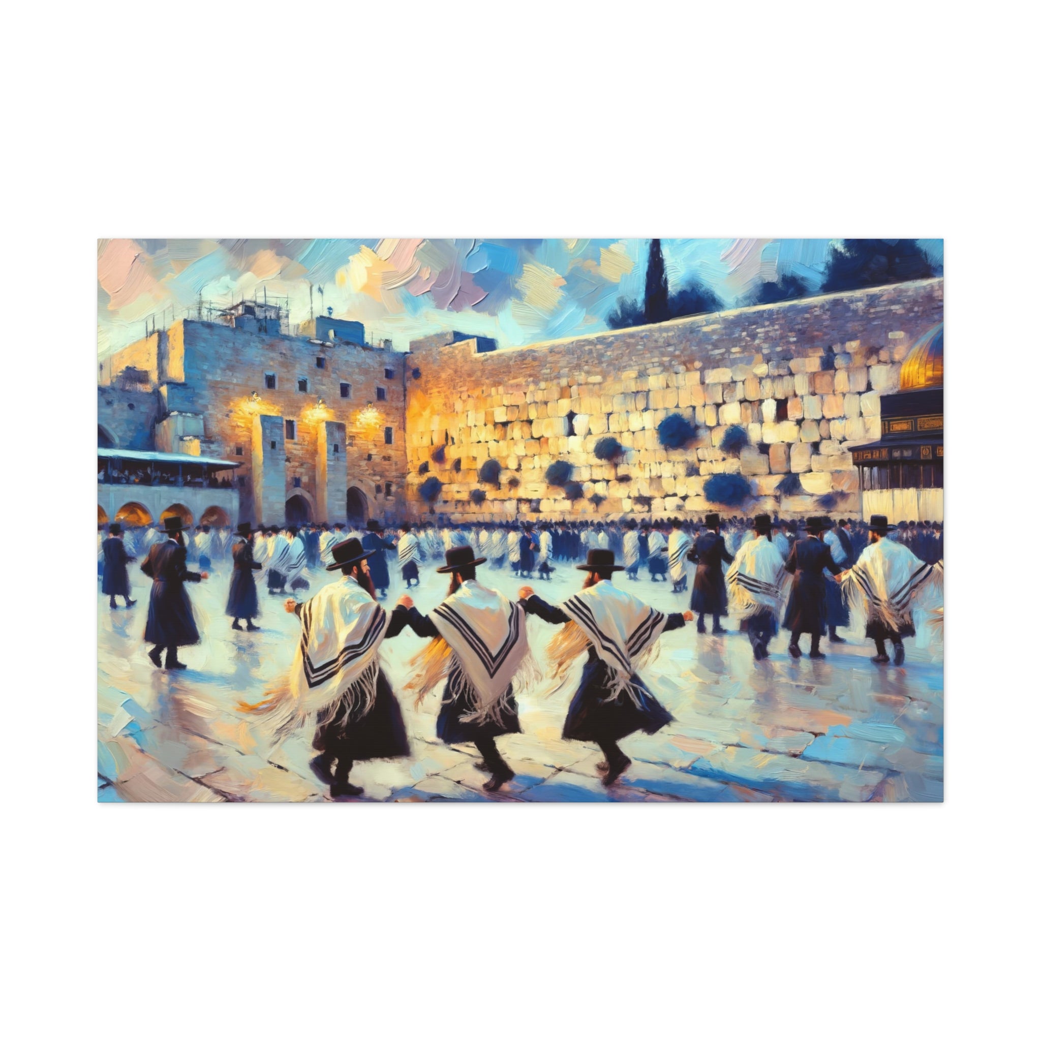 Dancing In The Kotel Painting Canvas