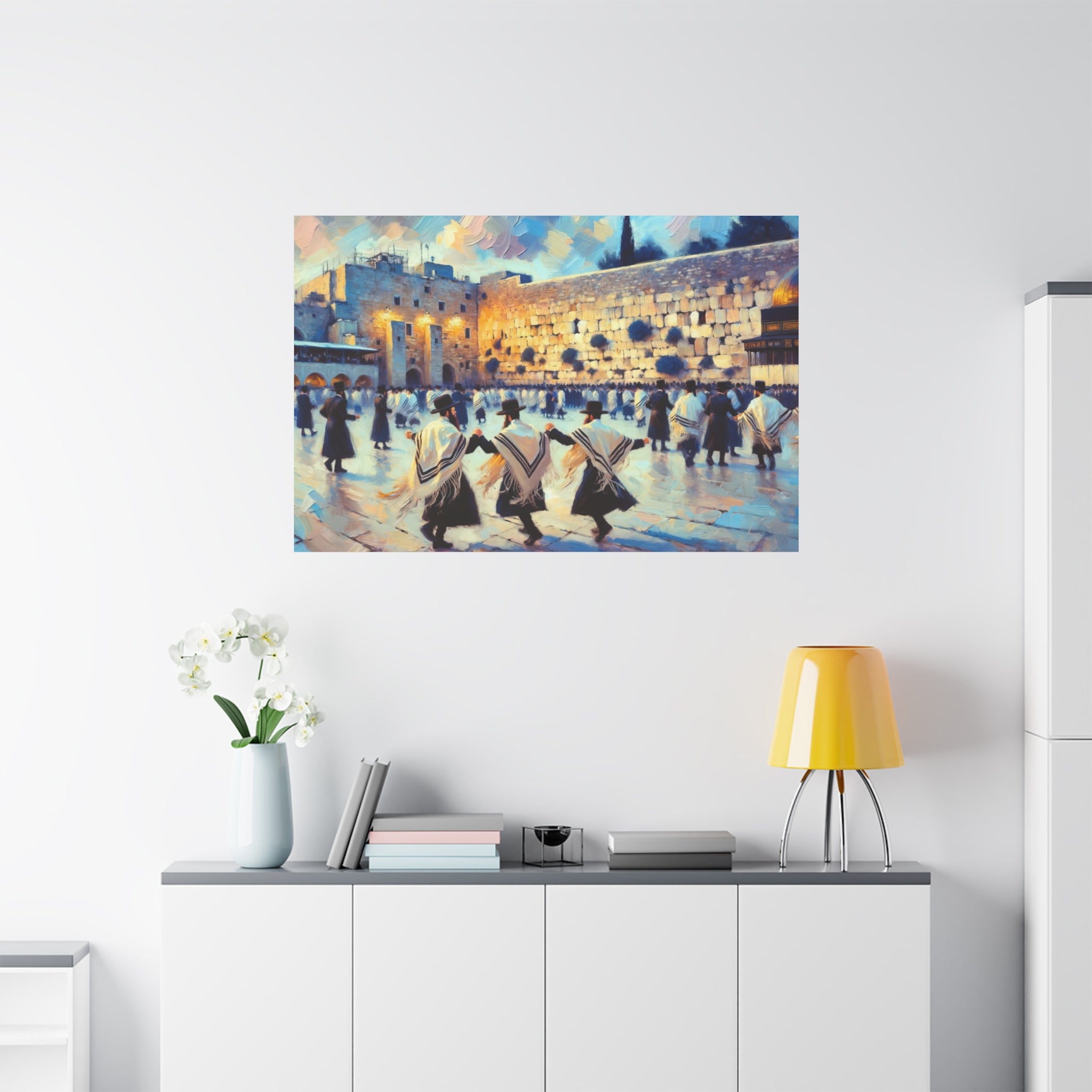 Dancing In The Kotel Painting Canvas