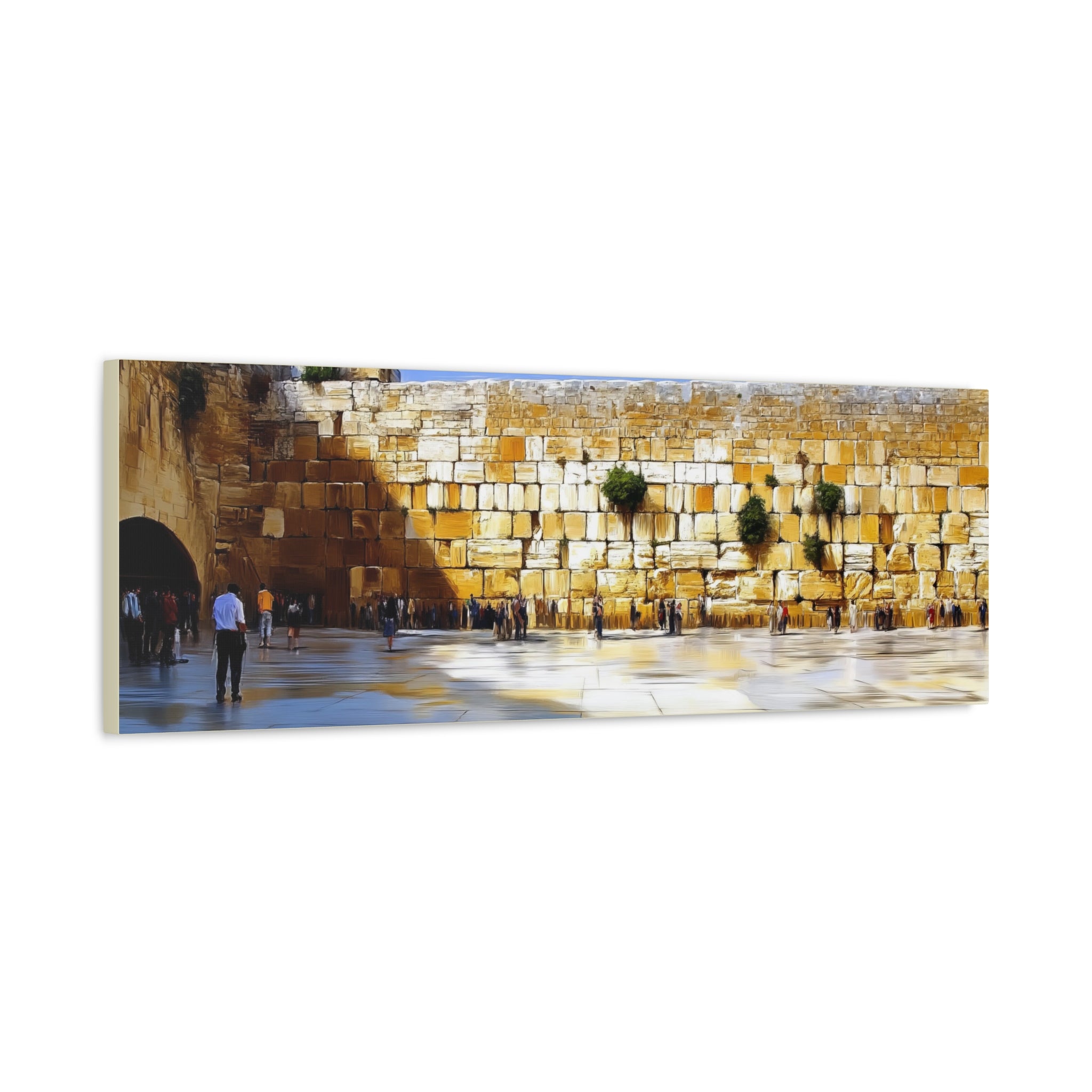 Kotel Panoramic Painting Canvas Judaica Art Canvas