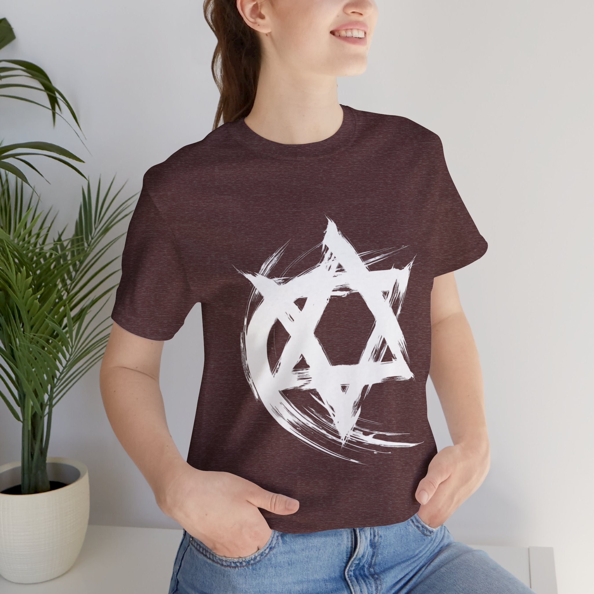 Magen David Paint Design T-Shirt