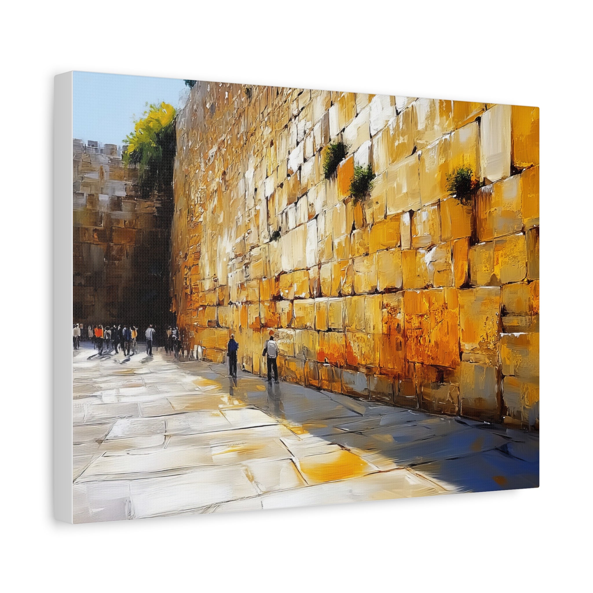 Kotel Painting Canvas, Judaica Wall Art Canvas