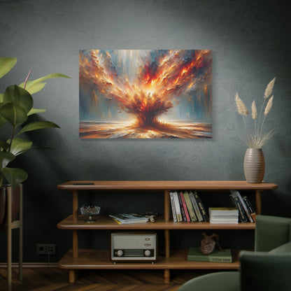 Moses Burning Bush Painting Canvas