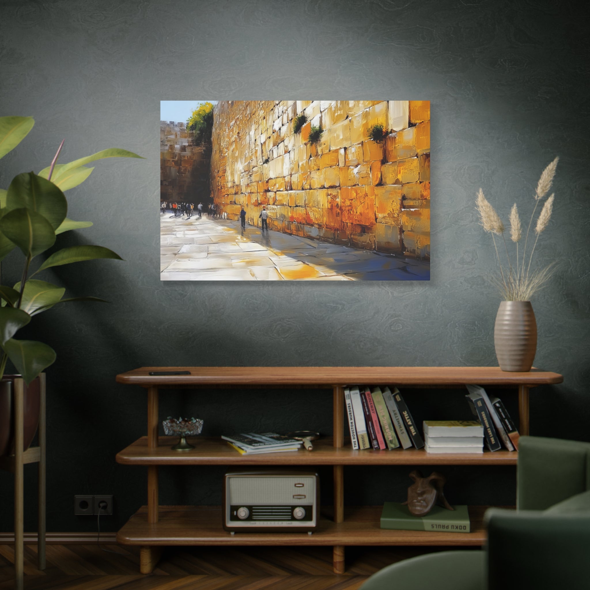 Kotel Painting Canvas, Judaica Wall Art Canvas