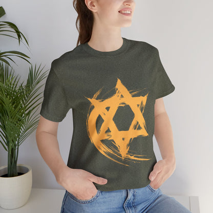 Magen David Paint Design T-Shirt