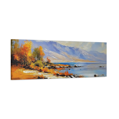 Kinneret Painting Panoramic Canvas Israel Art Canvas