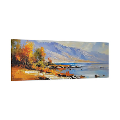 Kinneret Painting Panoramic Canvas Israel Art Canvas