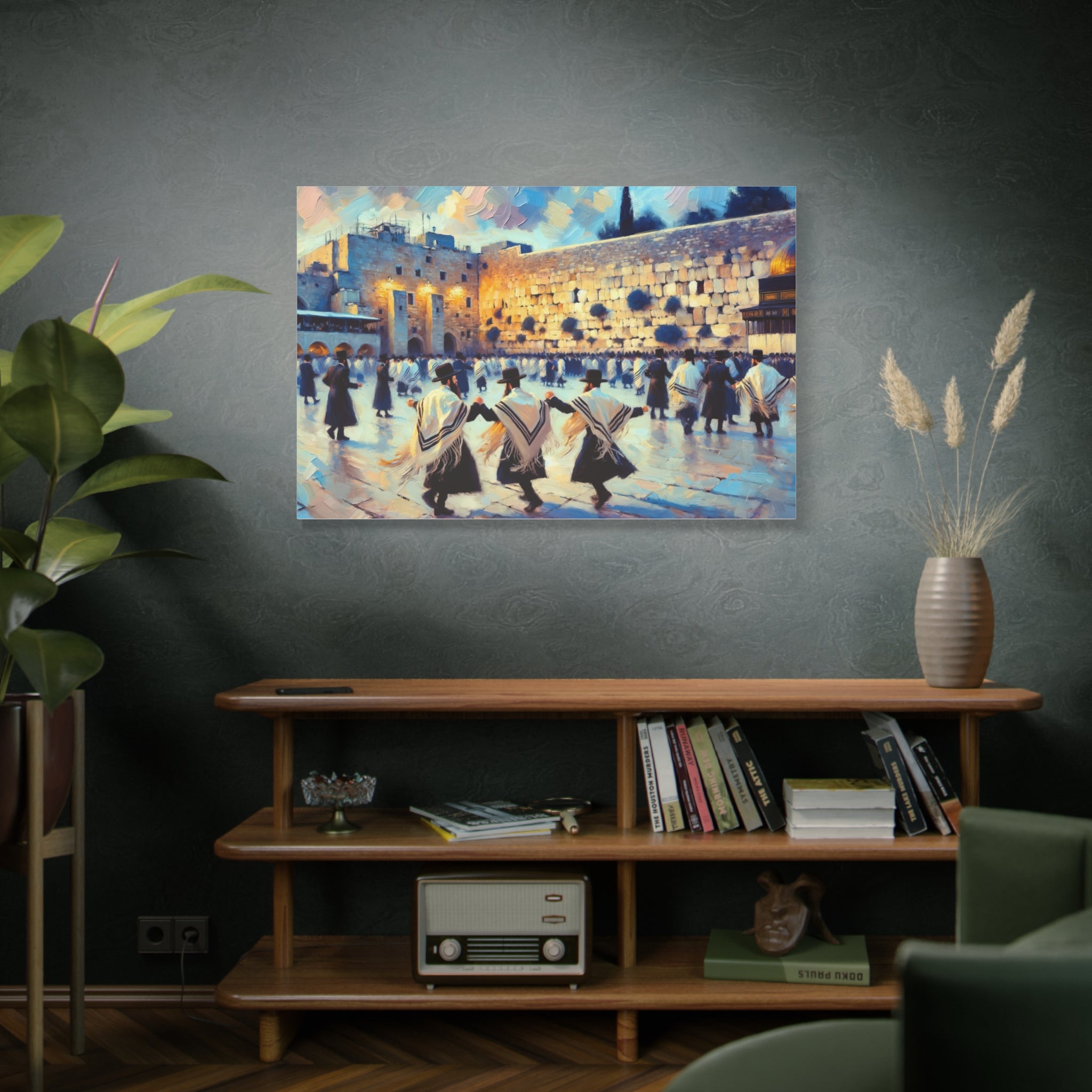 Dancing In The Kotel Painting Canvas