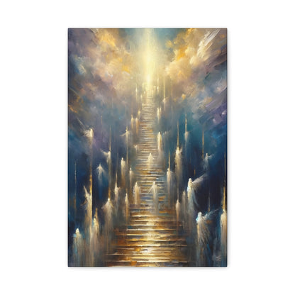 Jacobs Dream Ladder Painting Canvas