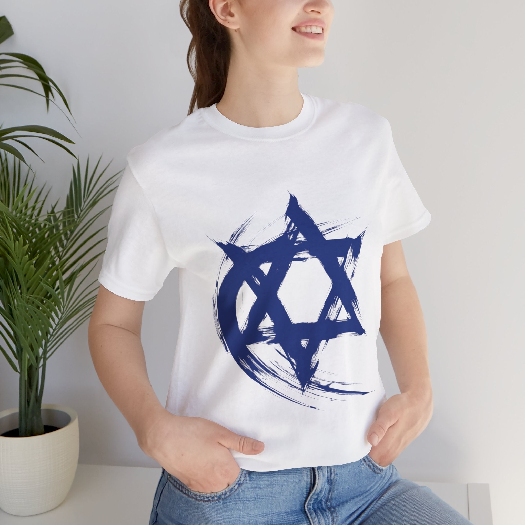 Magen David Paint Design T-Shirt