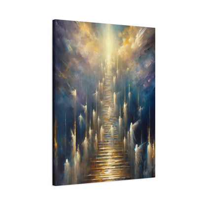 Jacobs Dream Ladder Painting Canvas