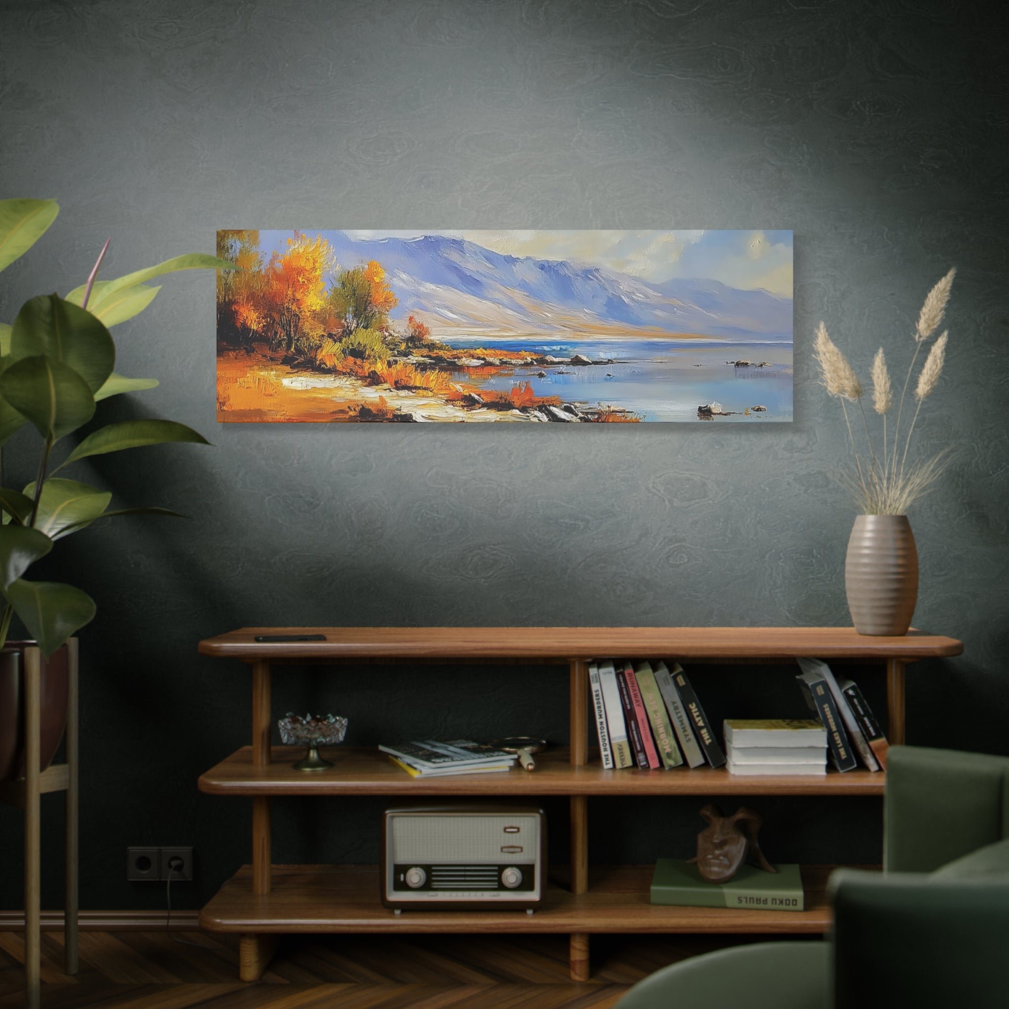 Kinneret Painting Panoramic Canvas Israel Art Canvas