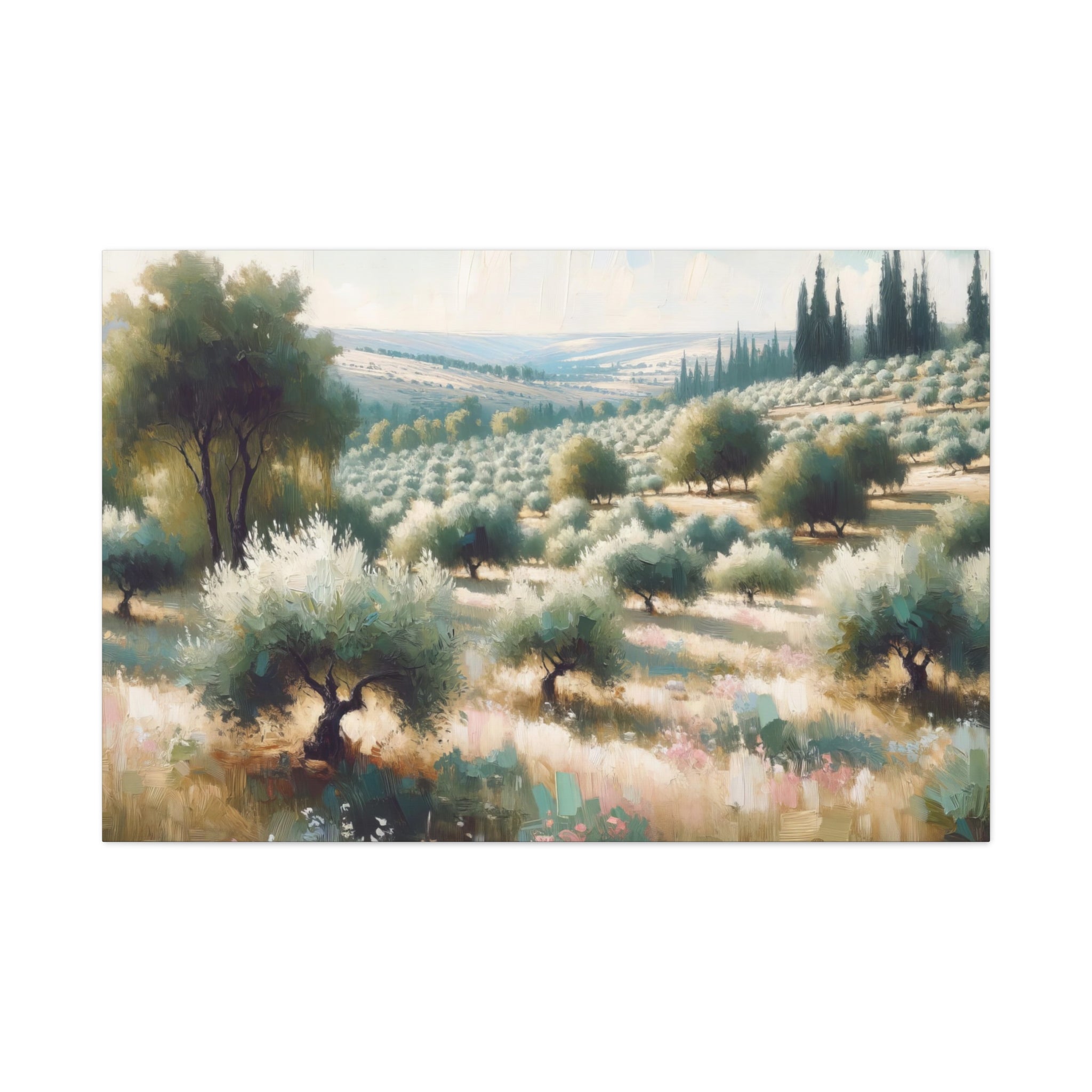 Israel Galil Mountains Painting Canvas