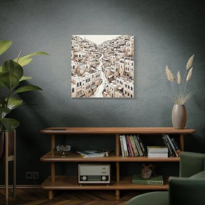 Geometrical Jerusalem Art Canvas