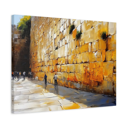 Kotel Painting Canvas, Judaica Wall Art Canvas