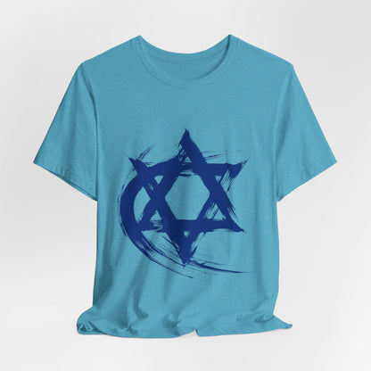 Magen David Paint Design T-Shirt