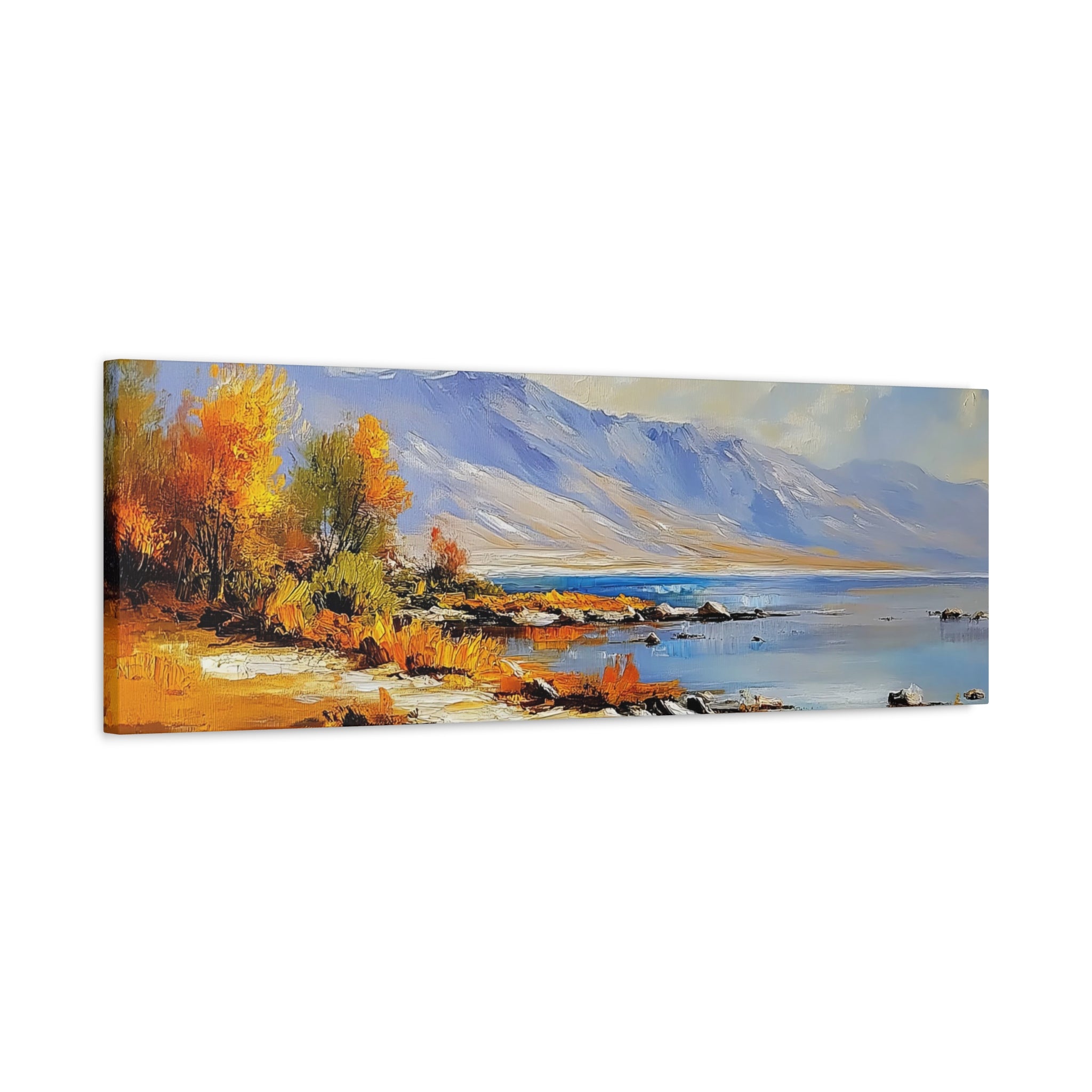 Kinneret Painting Panoramic Canvas Israel Art Canvas