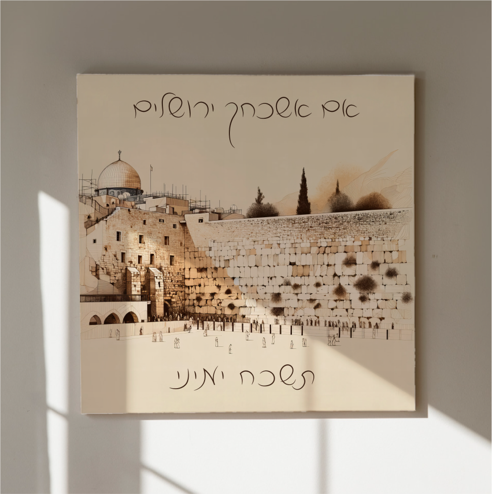 If I Forget You Jerusalem Painting Digital Art