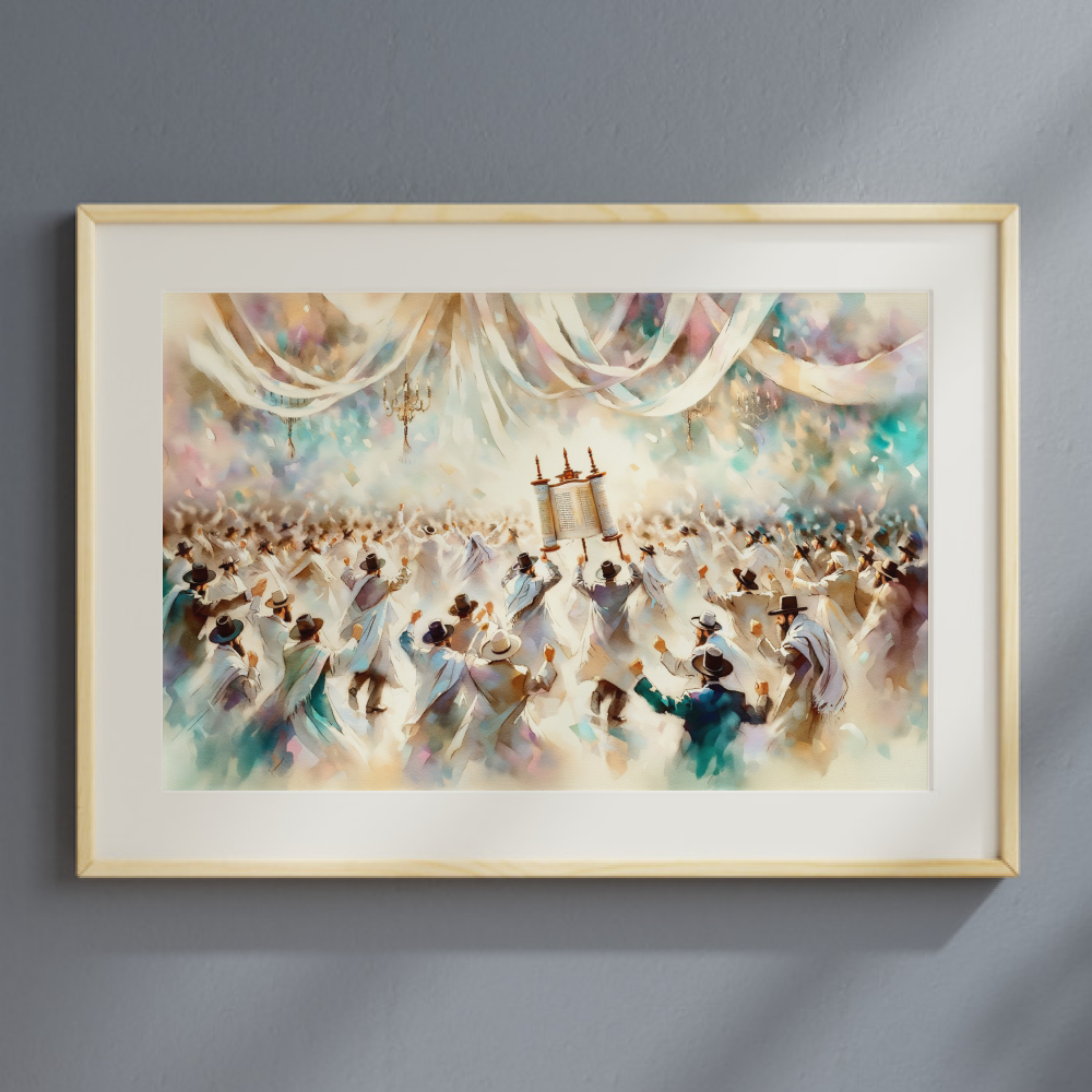 Simcha Torah Painting Digital Art