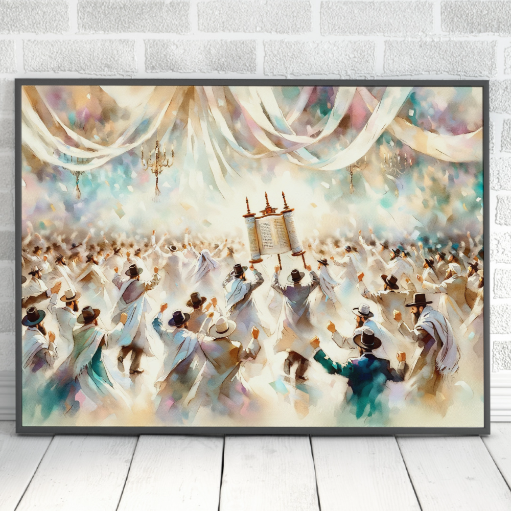 Simcha Torah Painting Digital Art