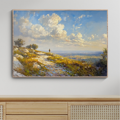 Israel Mountain View Painting Digital Download