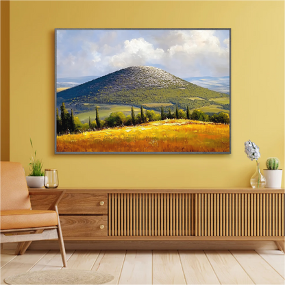 Tabor Mountain Painting Digital Art