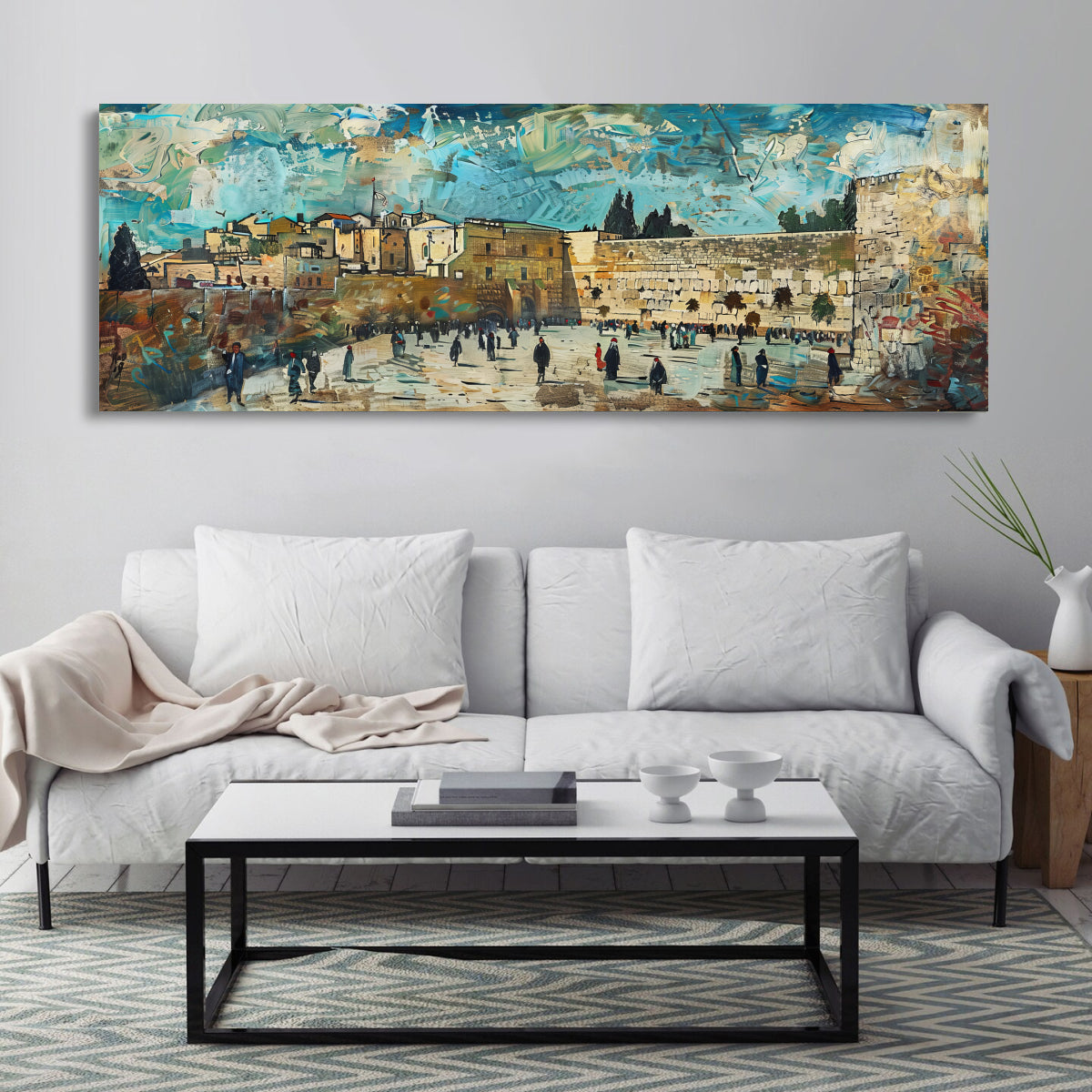 Kotel Panoramic Painting Digital Download