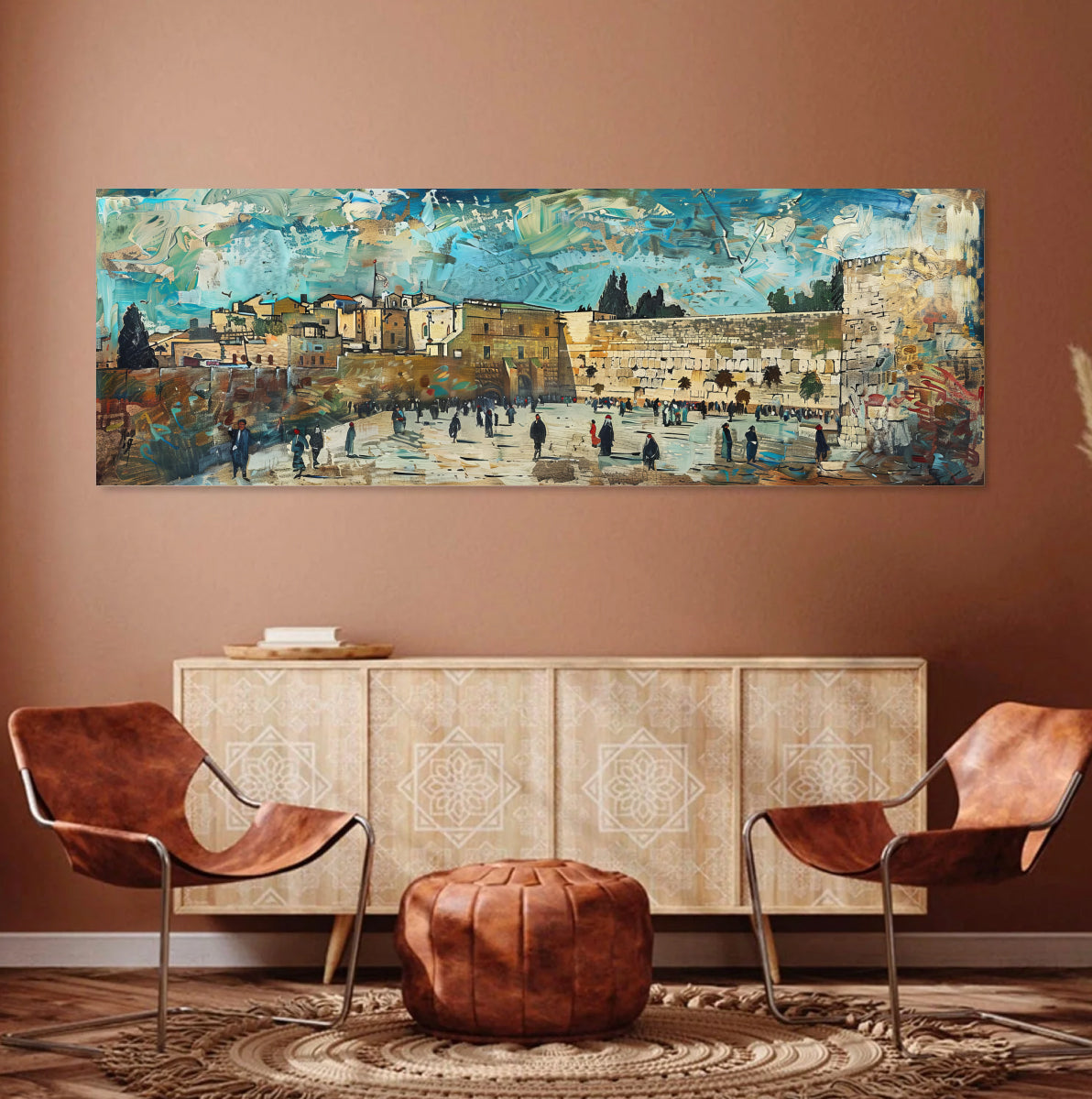 Kotel Panoramic Painting Digital Download