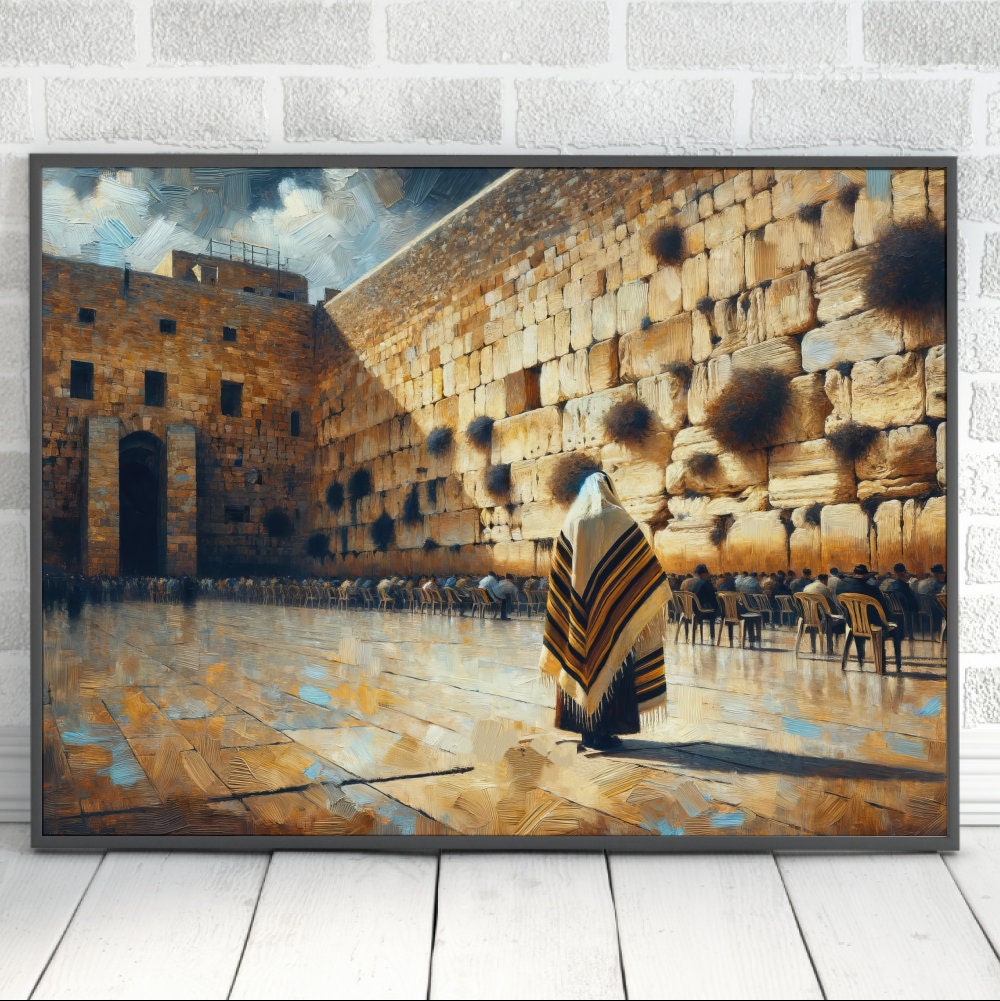 Kotel Prayer Painting Digital Art