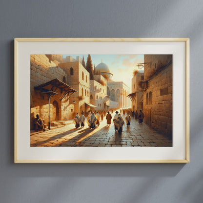 Jerusalem Pilgrimage Painting Digital Art