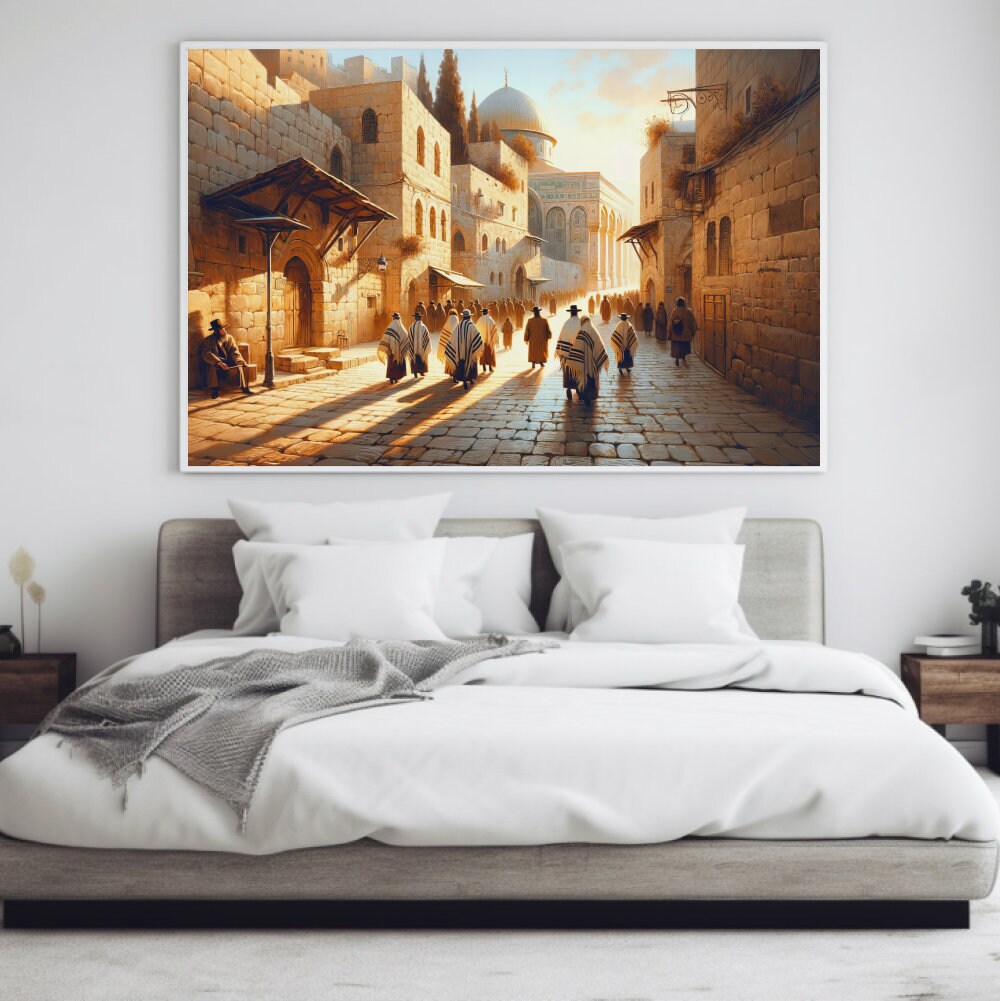 Jerusalem Pilgrimage Painting Digital Art