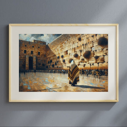 Kotel Prayer Painting Digital Art