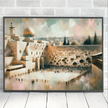 Vintage Kotel Painting Digital Art